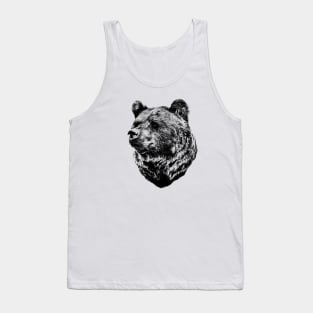 Brown bear Tank Top